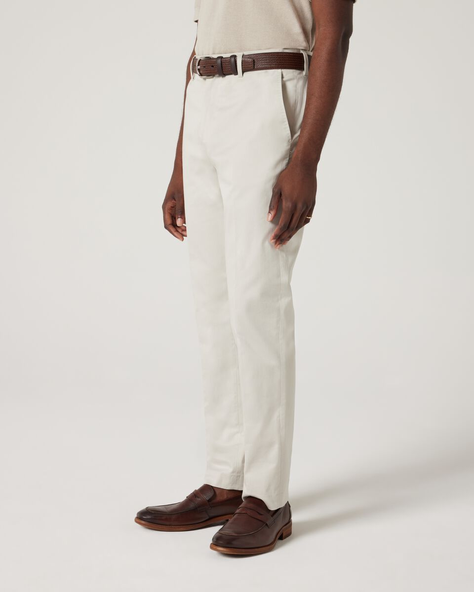 Slim Stretch Tailored Dress Pants, Bone, hi-res